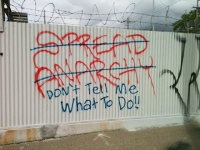 Anarchist graffiti